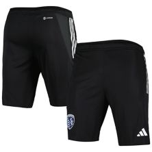 Men's adidas Black Sporting Kansas City 2023 On-Field AEROREADY Training Shorts Adidas