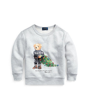 Праздничный флисовый свитшот с медведем для малышей Ralph Lauren