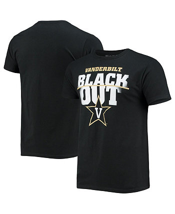 Черная мужская футболка Vanderbilt Commodores Black Out Game The Victory