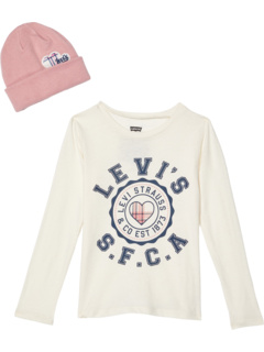 Футболка с длинными рукавами и шапка с изображением Пэт (для малышей) Levi's®