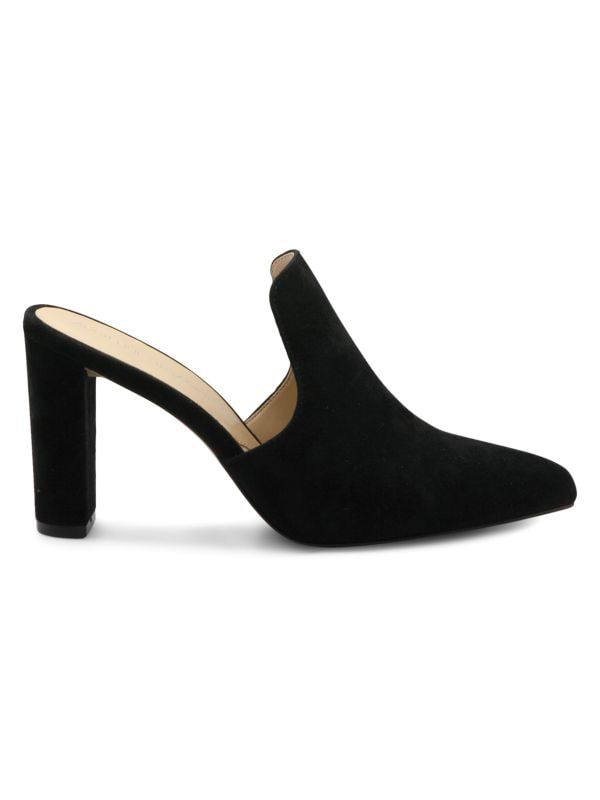 Туфли-мюли Nella из искусственной кожи на блочном каблуке Adrienne Vittadini