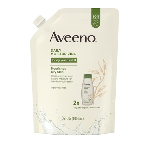 Aveeno Daily Moisturizing Body Wash Refill — 36 жидких унций Aveeno
