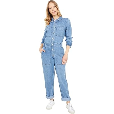 Джинсовый комбинезон Madewell Relaxed с винтажными элементами, 100% хлопок, машинная стирка Madewell