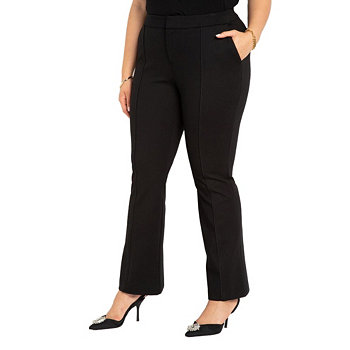 Women's Plus Size The Ultimate Stretch Flare Leg Pant Eloquii