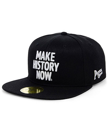 Men's Black Logo Black Fives Snapback Adjustable Hat Physical Culture