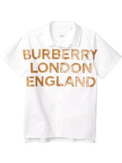 Рубашка с тесьмой Cruz (для маленьких и больших детей) Burberry Kids