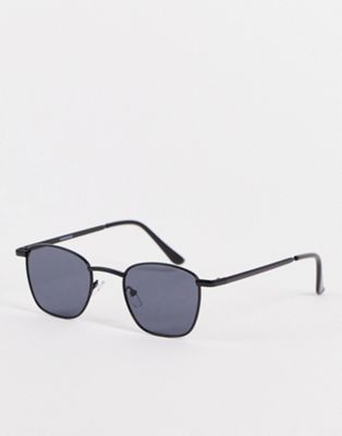 Черные солнцезащитные очки в металлической оправе Madein Madein.