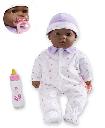 Фиолетовый наряд для куклы с мягким телом La Baby, афроамериканец, 16 дюймов JC Toys