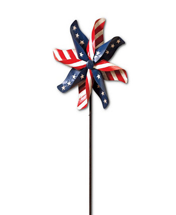Металлическая вертушка Americana Pinwheel Wind Spinner The GG Collection