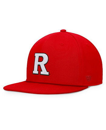 Men's Scarlet Rutgers Scarlet Knights Fundamental Snapback Hat Top of the World