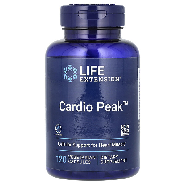 Cardio Peak - 120 Вегетарианских Капсул - Life Extension Life Extension
