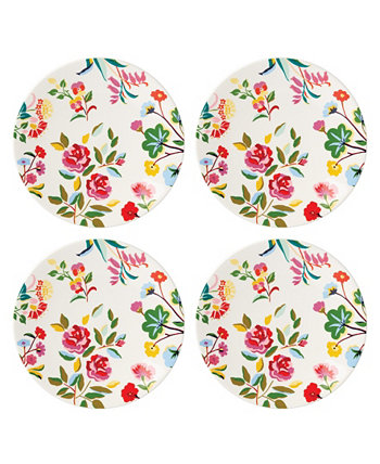 Садовые цветочные акцентные тарелки, набор из 4 шт. Kate Spade New York