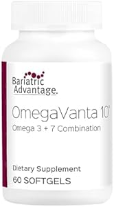 Bariatric Advantage OmegaVanta 10 - Omega Fish Oil - Enriched EPA & DHA - Enteric Softgel Design - Supports Heart Health* - Natural Lemon Flavor - 60 Softgels (Мягкие капсулы) Bariatric Advantage