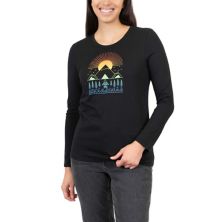 Женская футболка с длинными рукавами и рисунком Mountain and Isles Mountain And Isles