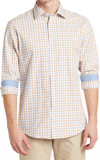 Классическая рубашка Linear с клетчатой отделкой James Tattersall