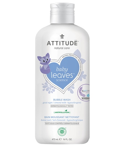 Attitude Baby Leaves™ Пенящееся мыло с миндальным молоком "Спокойной ночи" -- 16 жидких унций ATTITUDE