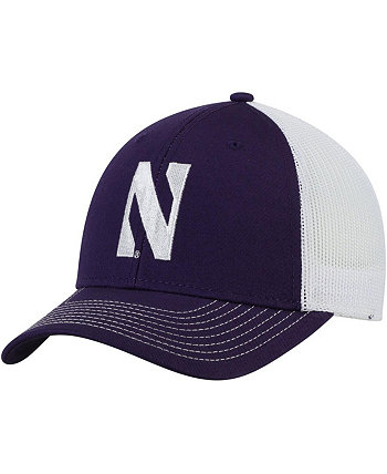 Men's The Purple Northwestern Wildcats Benchmark Trucker Adjustable Snapback Hat Game