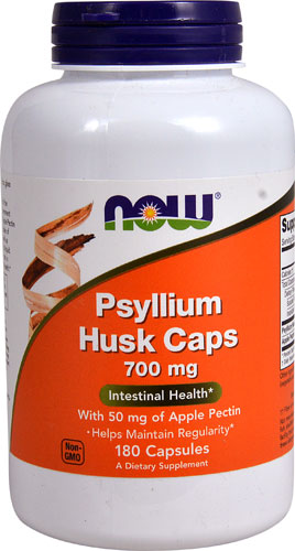 Псиллиум (Скорлупа Индийского Псиллиума) - 700 мг - 180 Капсул - NOW Foods NOW Foods
