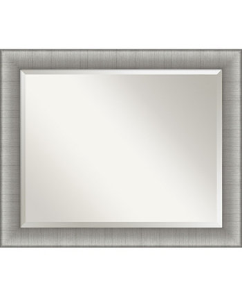 Элегантное настенное зеркало для ванной комнаты с матовой рамой, 32,75 x 26,75 дюйма Amanti Art