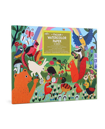 Альбом для акварели Woodland Rainbow, 16 листов EeBoo