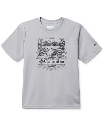 Big Boys Fork Stream Graphic Short-Sleeve T-Shirt Columbia