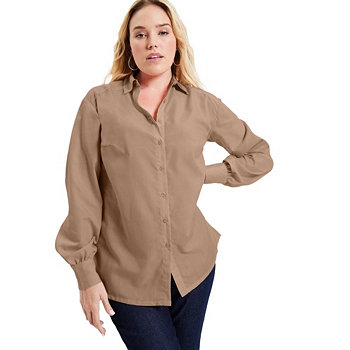 Women's Plus Size Poplin La Vie Tunic June + Vie