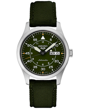 Мужские автоматические часы 5 Sports Green с нейлоновым ремешком 39 мм SEI