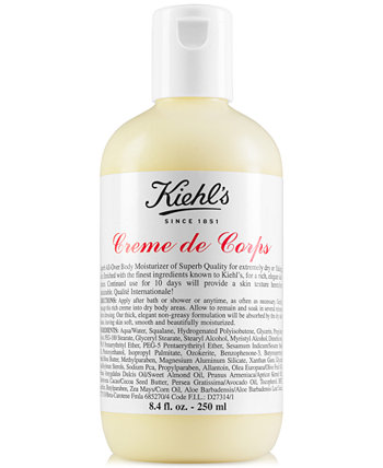 Лосьон для тела Creme de Corps с маслом какао, 8,4 унции. Kiehl's Since 1851