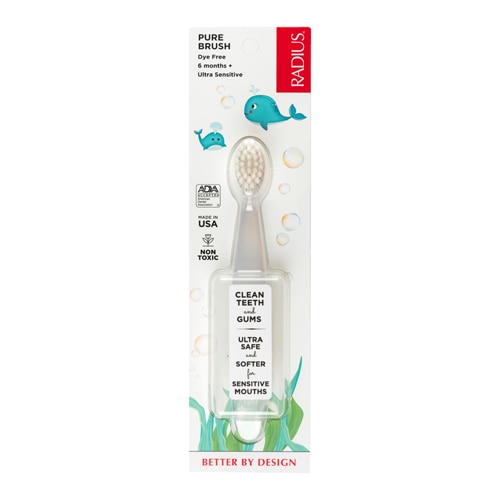 Radius Pure Baby Toothbrush™ Ultra Soft -- 1 зубная щетка RADIUS