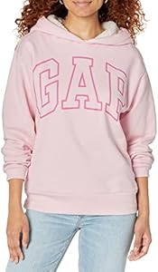 Женское Худи Gap Logo с Подкладкой из Шерпы Gap