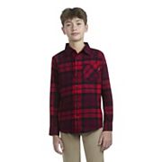 Boys 8-20 Hurley Long Sleeve Flannel Top Hurley