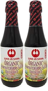 Wan Ja Shan Organic Worcestershire Sauce USDA Organic, Umami-Rich Flavor | Marinade, Glaze, Dressing & Dipping Sauce | Non GMO, Vegan, Kosher Parve Great for Meats, Vegetables & Stir Fry (1 Gallon) Wan Ja Shan