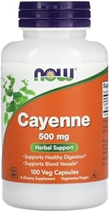 Now Foods Cayenne 500mg 100 Vcaps NOW Foods