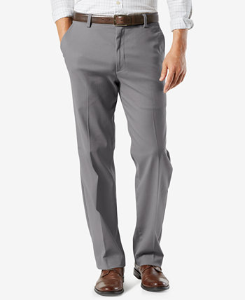 Мужские брюки стрейч цвета хаки легкого кроя классического кроя для больших и высоких Dockers