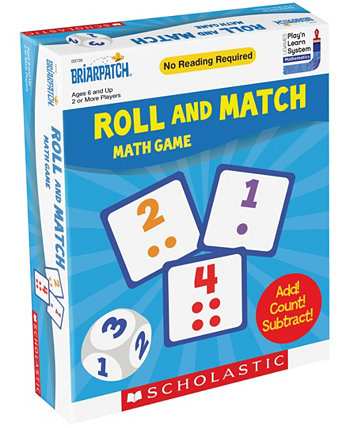 Briarpatch Scholastic Roll and Match Math Game Areyougame