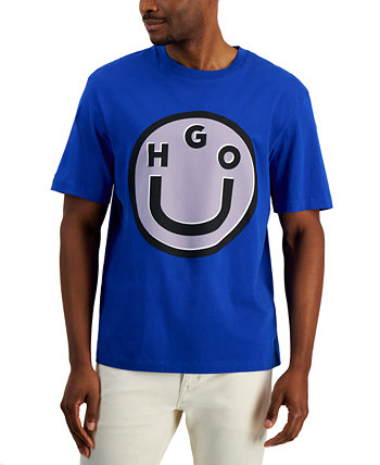 Мужская футболка с короткими рукавами и графическим логотипом Hugo Boss BOSS