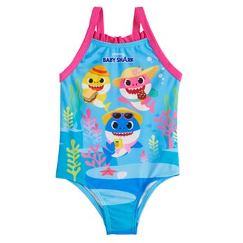 Заказать Детские купальники Слитный купальник с изображением акулы для  маленьких девочек Licensed Character, цвет - cиний, по цене 2 590 рублей на  маркетплейсе Usmall.ru
