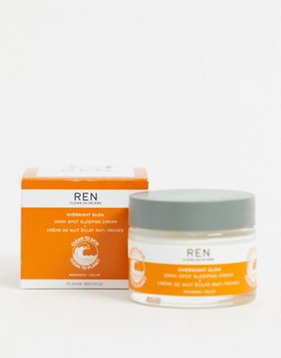 REN Clean Skincare Radiance Overnight Glow Ночной крем от темных пятен, 1,7 жидких унций REN