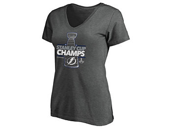 Женская футболка Tampa Bay Lightning Stanley Cup Champs Locker Room Authentic NHL Apparel