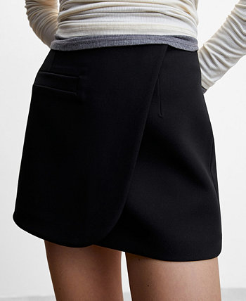 Women's Wrap Miniskirt MANGO