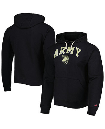 Мужской черный армейский флисовый пуловер с капюшоном Black Knights Arch Essential League Collegiate Wear