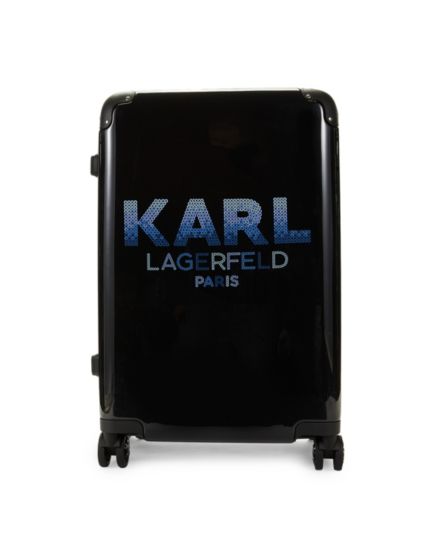 Чемодан-спиннер Hardside 24 '' с пайетками Karl Lagerfeld Paris