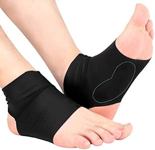 Plantar Fasciitis Arch Socks with Gel (Гель) Pads, Arch Ankle Support Sleeves for Flat Feet, Compression Ankle Arch Brace Wrap for Men and Women, Heel Spurs, Flat Foot, High/Low Arch Pain Relief, 1 Pair Yosoo Health Gear