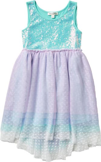 Радужное многоярусное платье-пачка Ava & Yelly