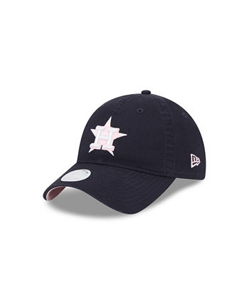 Women's Navy Houston Astros 2024 Mother's Day 9TWENTY Adjustable Hat New Era