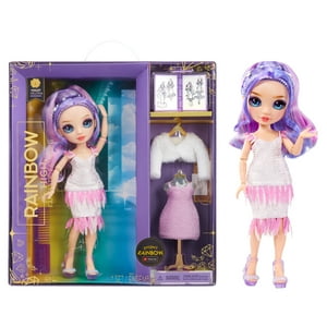 Rainbow High Fantastic Fashion Violet Willow - Purple 11” Fashion Doll and Playset with 2 Complete Doll Outfits, and Fashion Play Accessories, Great Gift for Kids 4-12 Rainbow High