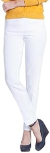 SLIM-SATION Women's Wide Band Ankle Pant Pull-on Pant with Tummy Control SLIM-SATION