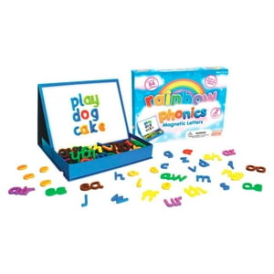 Junior Learning Rainbow Phonics Magnetic Letters, Set of 84 Junior Learning