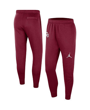 Men's Crimson Oklahoma Sooners Club Fleece Pants Jordan