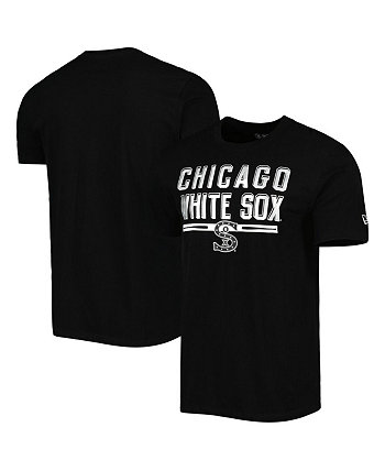 Мужская черная футболка Chicago White Sox для тренировки ватина New Era